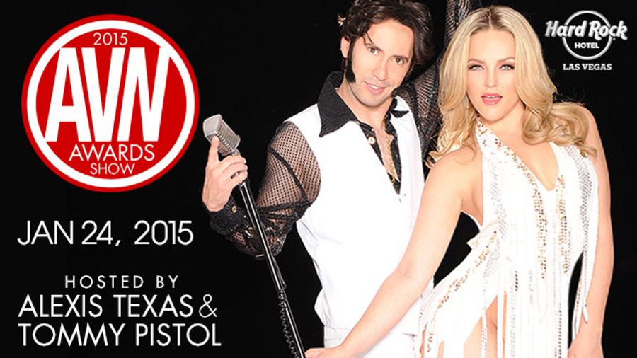 Alexis Texas, Tommy Pistol Named Hosts of 2015 AVN Awards