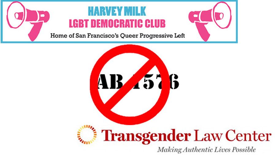 LGBT Groups Join Adult Performers Opposition to AB 1576