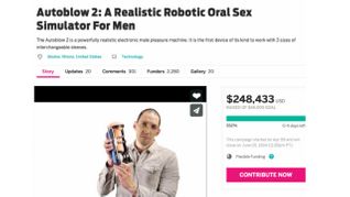 Autoblow 2 Sets Record for Crowdfunded Adult Product