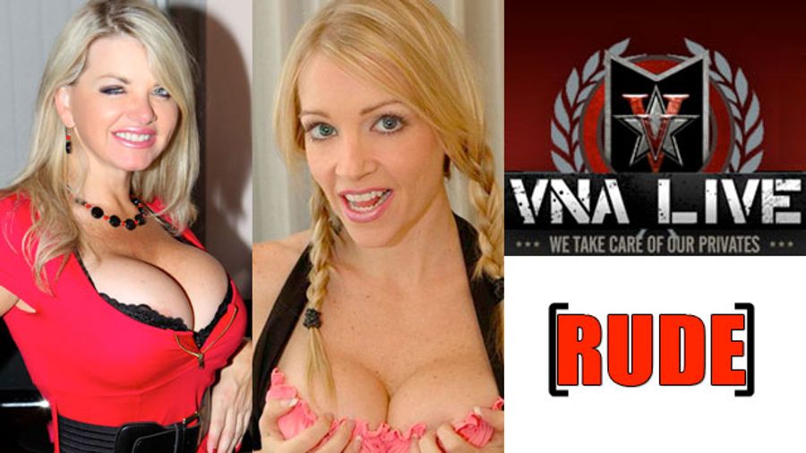 Vicky Vette's VNALive.com Teams Up with Rude.com