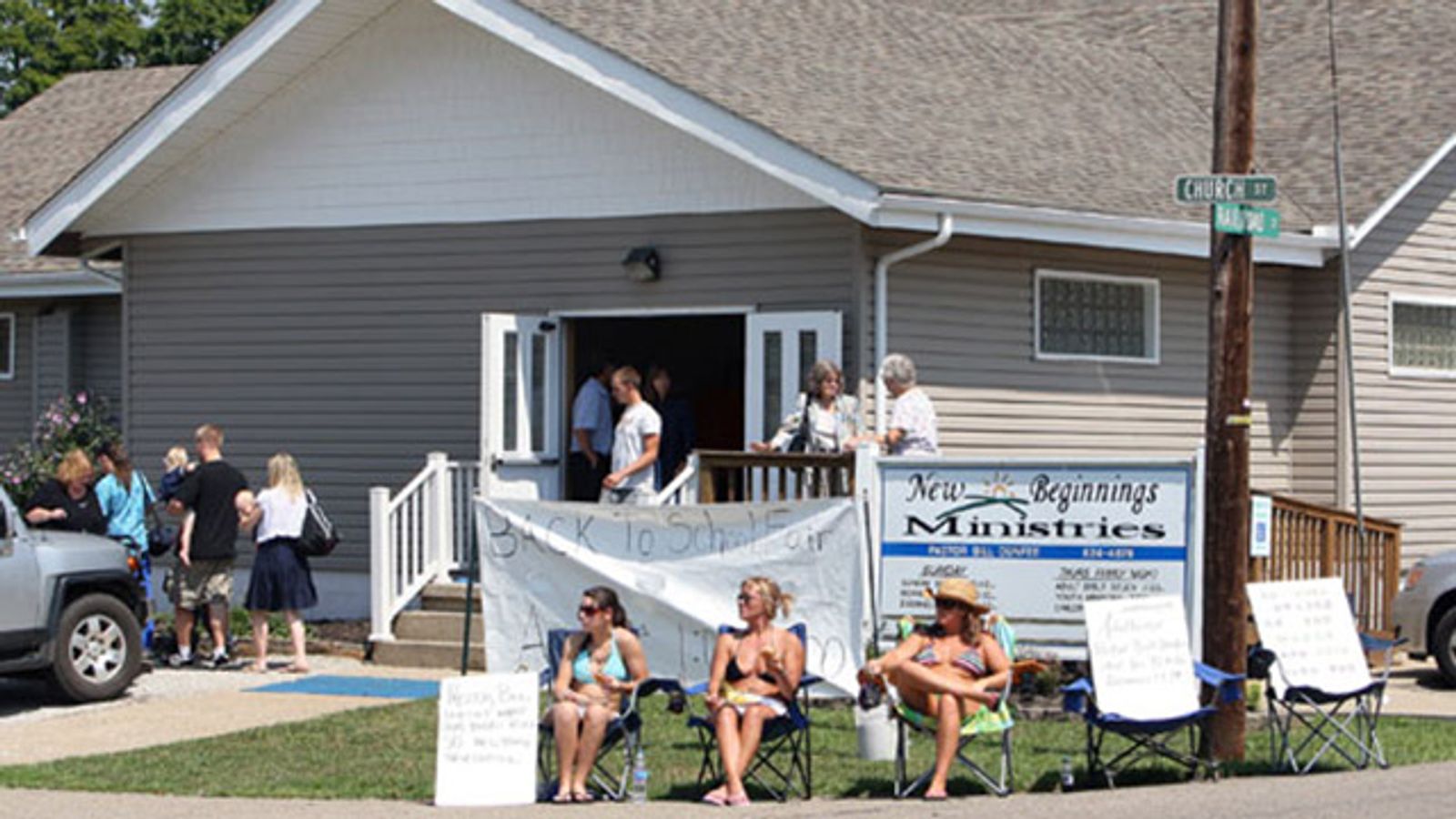 Topless Protesters in Ohio Target Anti-Topless Church