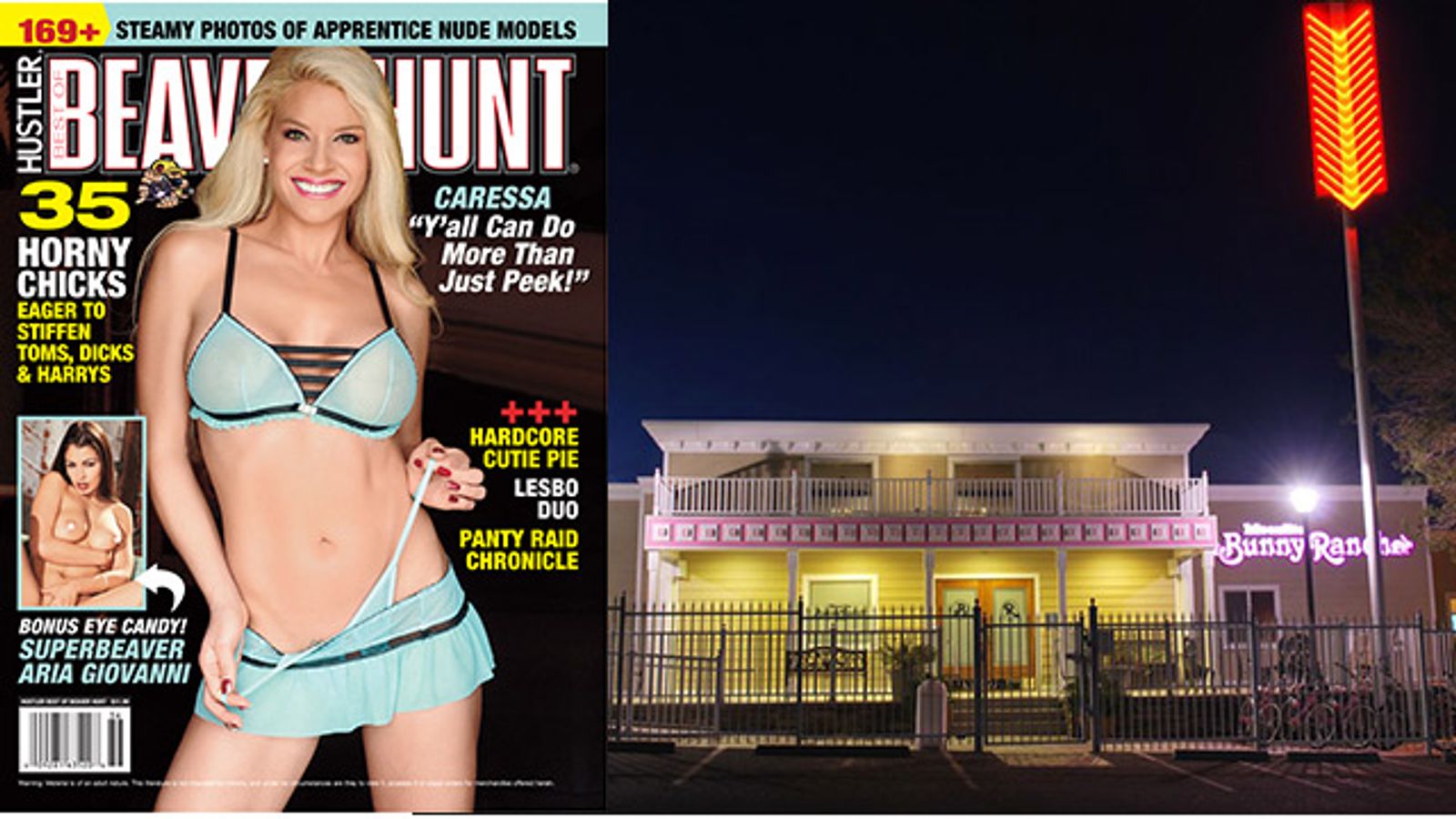 Bunny Ranch's Caressa Kisses Lands 'Best of Beaver Hunt' Cover