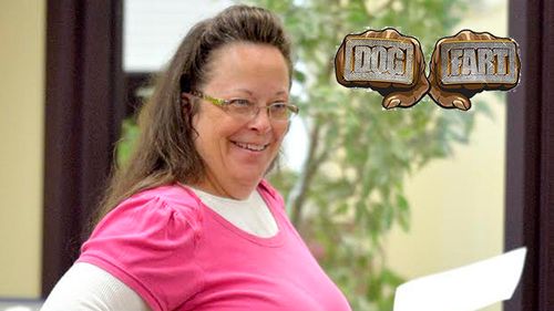 Dogfart Offers Kim Davis Half a Mil for IR Lesbian Scene