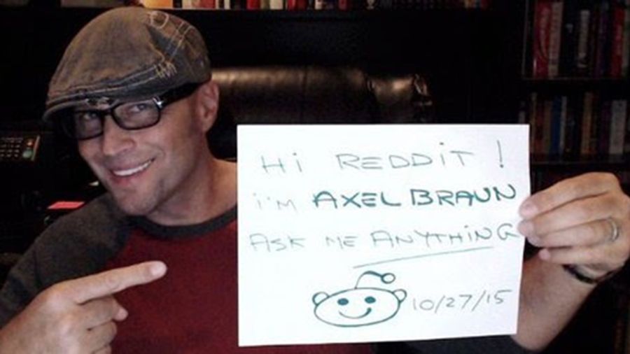 Director Axel Braun to Join Reddit’s IAmA Q&A Forum