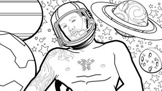 Gay Stars Turned Into Adult Coloring Pages By AdamMaleBlog