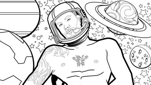 Gay Stars Turned Into Adult Coloring Pages By AdamMaleBlog