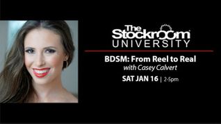 Casey Calvert to Lead BDSM Seminar at Stockroom