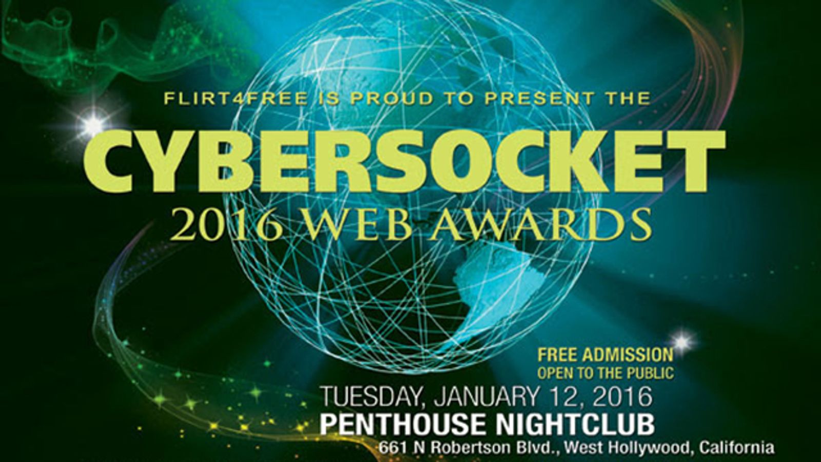 16th Annual Cybersocket Web Awards To Take Place Jan. 12