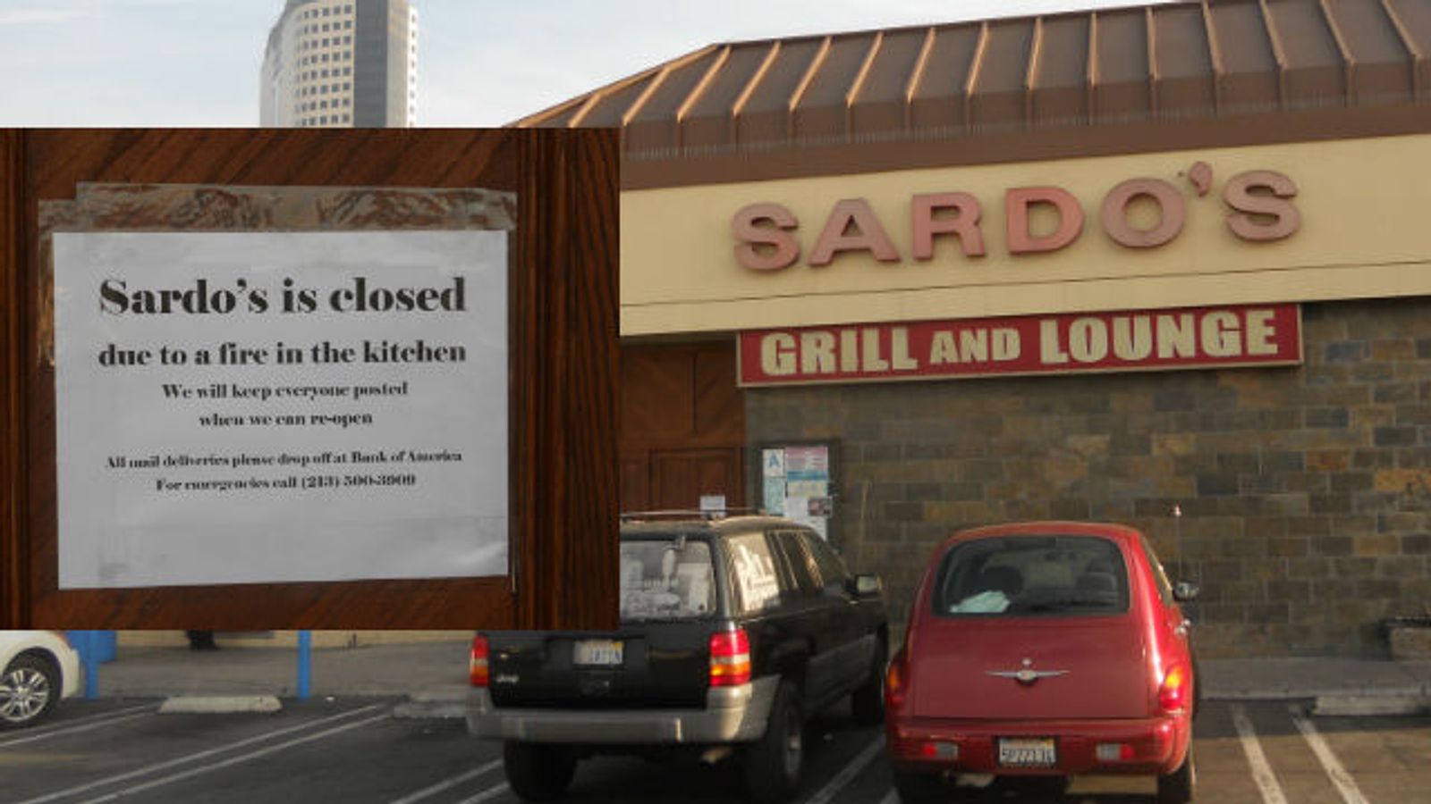 PSK Home Sardo's Grill & Lounge Damaged by Fire Monday