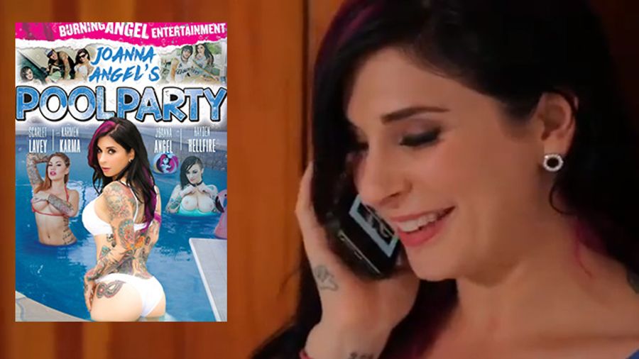 'Joanna Angel’s Pool Party' Released Only on BurningAngel.com