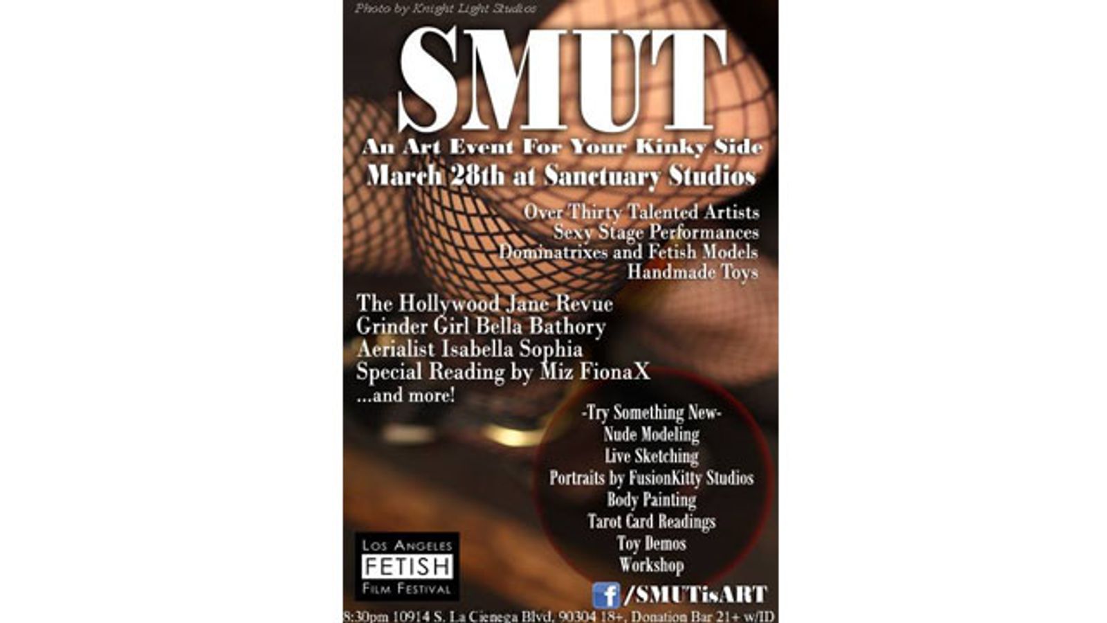 Miss Allison Leigh, Sanctuary LAX Present ‘SMUT: An Art Event for Your Kinky Side’