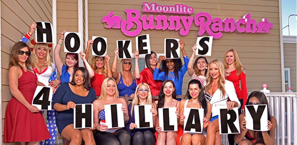 Moonlite Bunny Ranch Mounts Hookers For Hillary Campaign Avn 2561