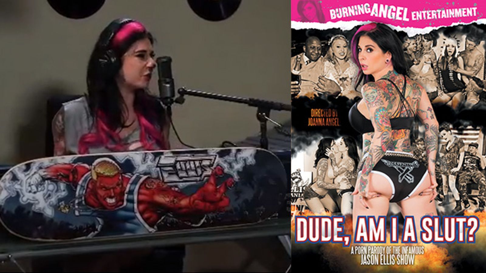 BurningAngel Parodies Jason Ellis Routine In ‘Dude, Am I A Slut?’