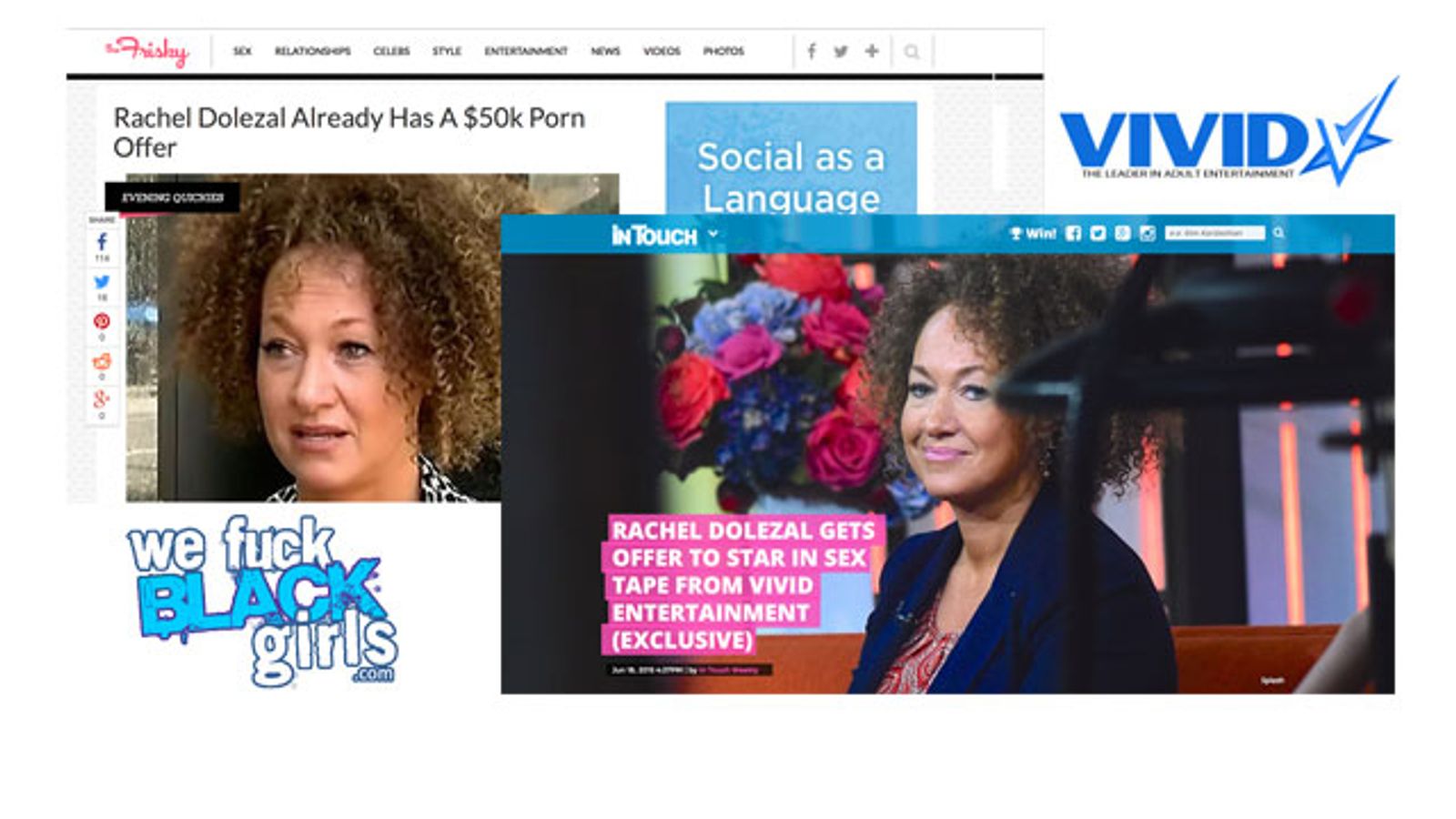 Sex Tape Buzz: Dolezal Gets Offers; Gawker, 50 Cent Get Sued | AVN