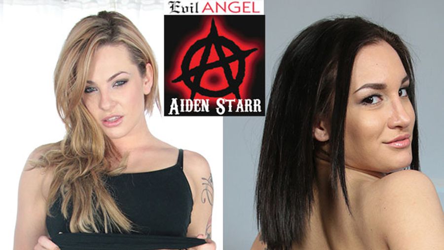 Evil Angel's Aiden Starr Goes for the Grease in 'Black Snake Oil'