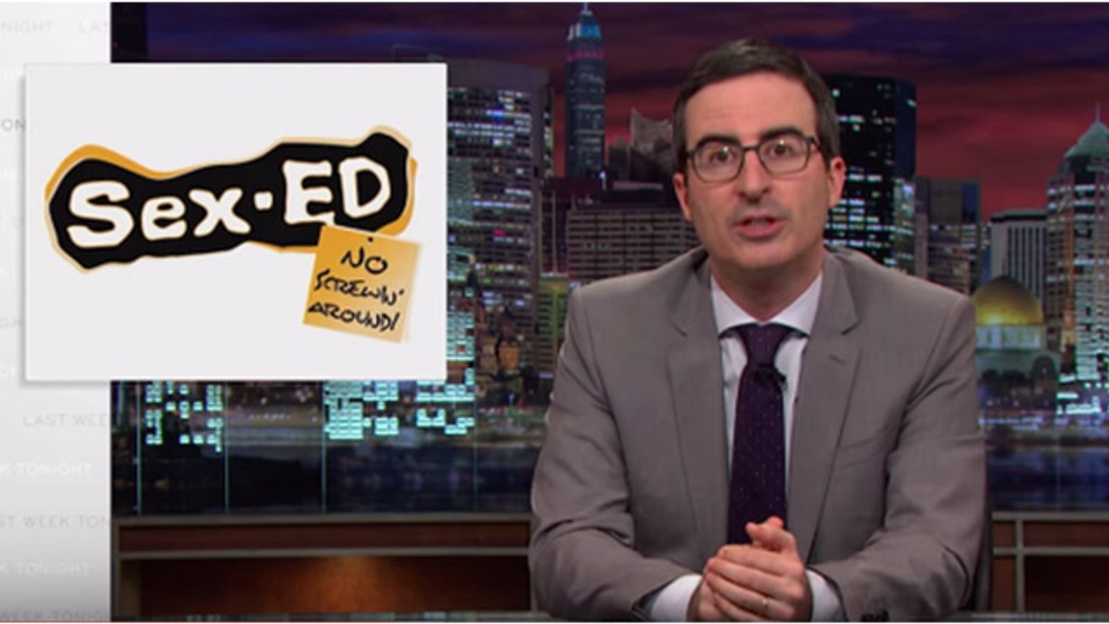 John Oliver Takes On Schools' Insane Approach to Sex Ed