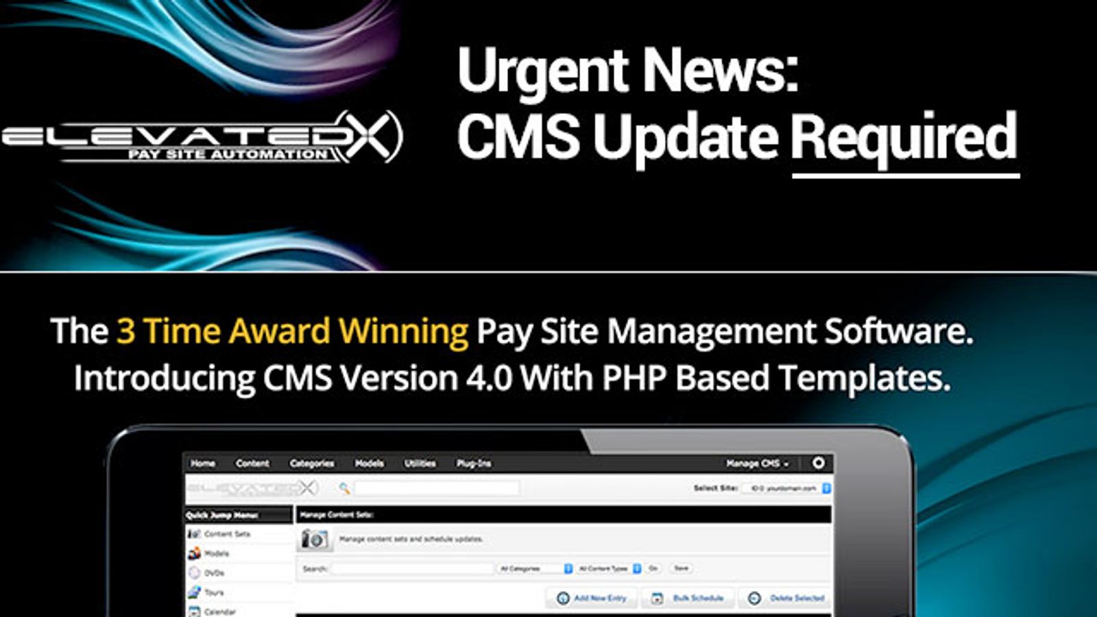 Elevated X Urges Clients to Complete Mandatory CMS Update