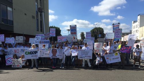 Adult Industry Protest Against Prop 60 Considered A Success