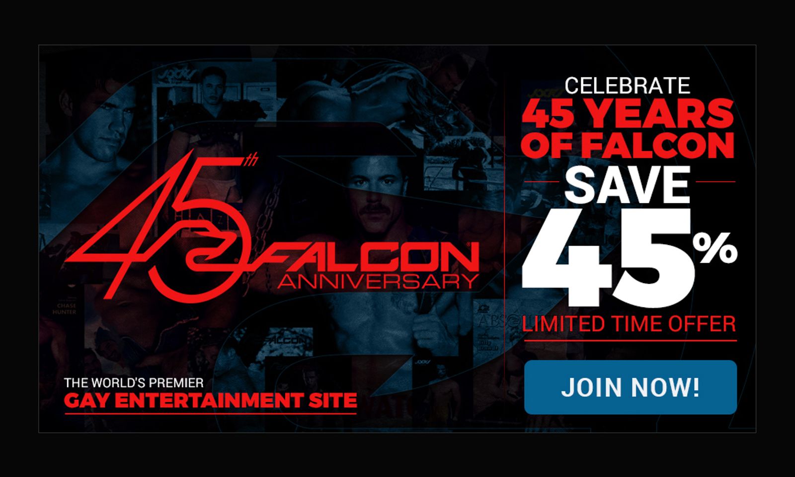 FalconStudios.com Revamps Site, Tour For Its 45th Anniversary