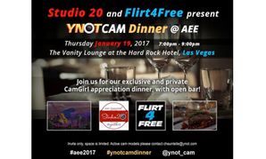 Vegas, Baby! YNOT Cam to Host Camgirl Dinner During AEE