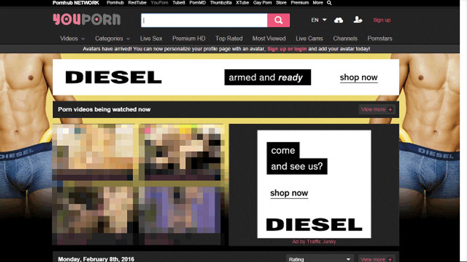 Pornhub Raises Stakes With Diesel Ad Campaign
