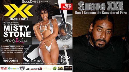 Misty Stone B'day/Suave Book Signing Party March 26 In Hollywood