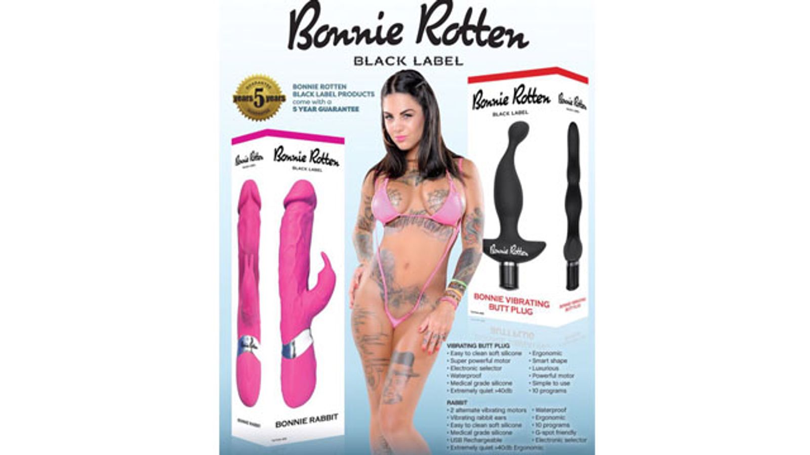 New Pleasure Products Coming Soon From Bonnie Rotten