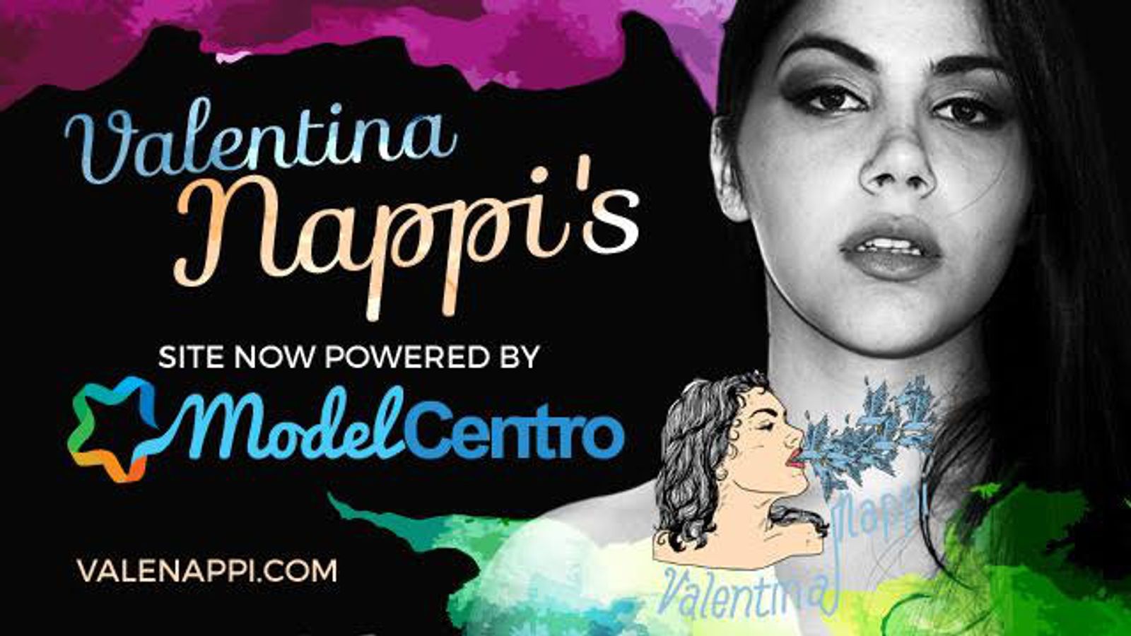Valentina Nappi's Site Now Powered by ModelCentro