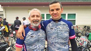 A-Team Capt. Ryan Rose & Falcon Employees Ride to End AIDS