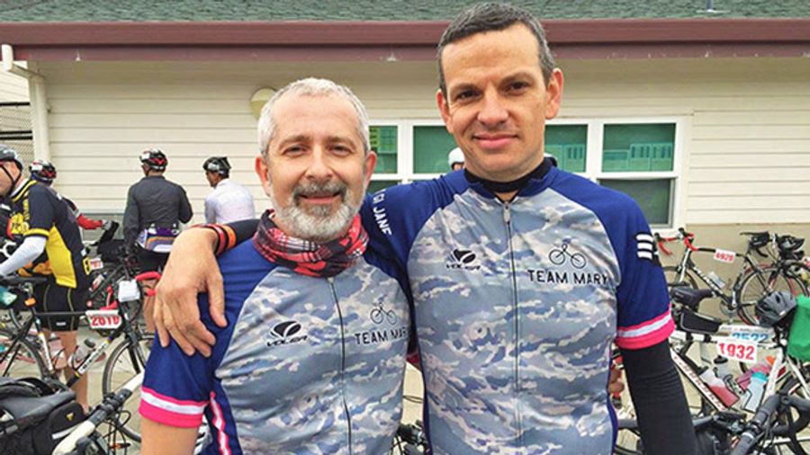 A-Team Capt. Ryan Rose & Falcon Employees Ride to End AIDS