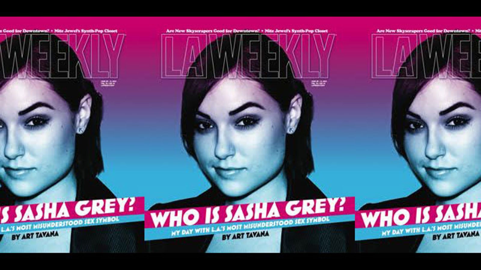 LA Weekly Devotes Cover Story of New Issue to Sasha Grey