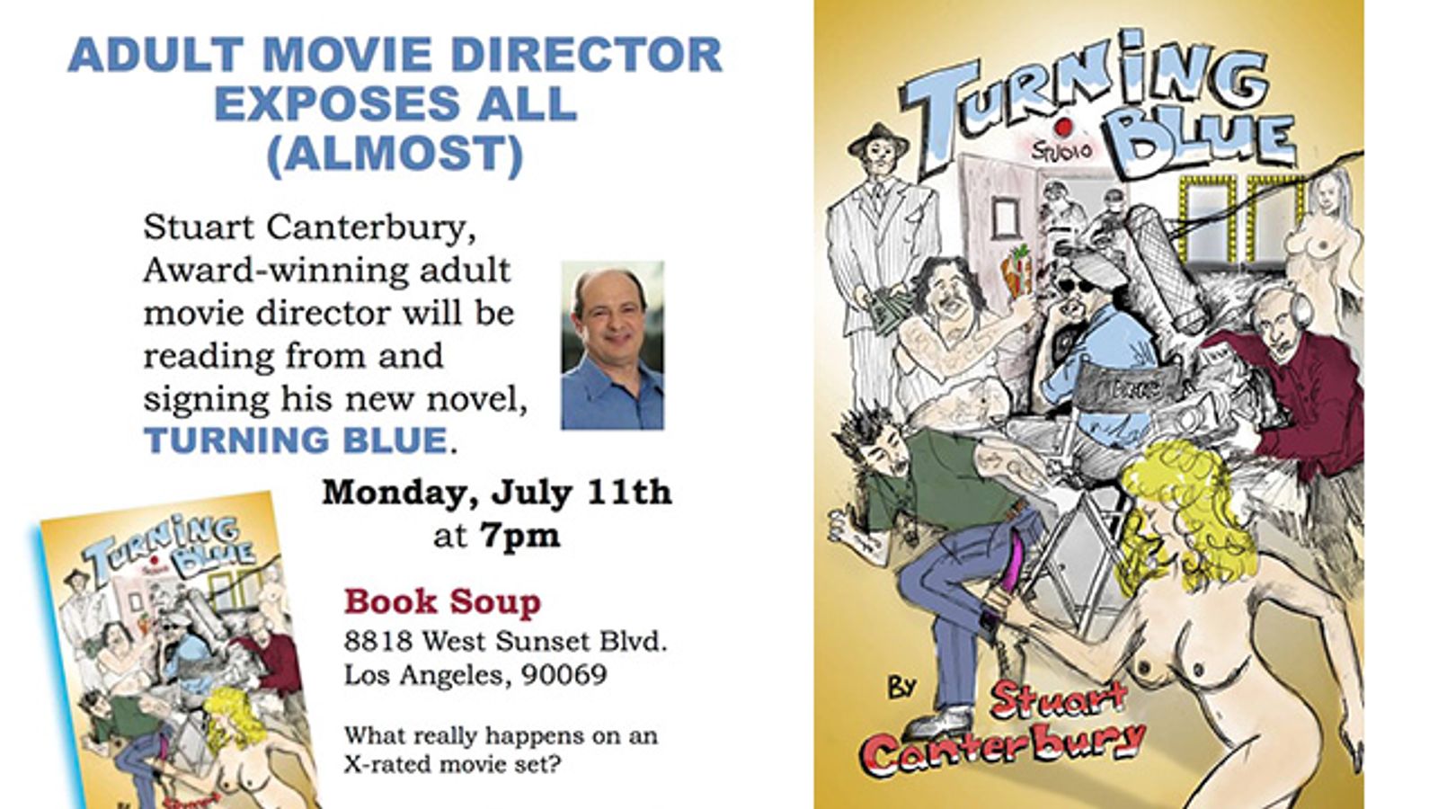 Director Stuart Canterbury to Appear at Book Soup July 11