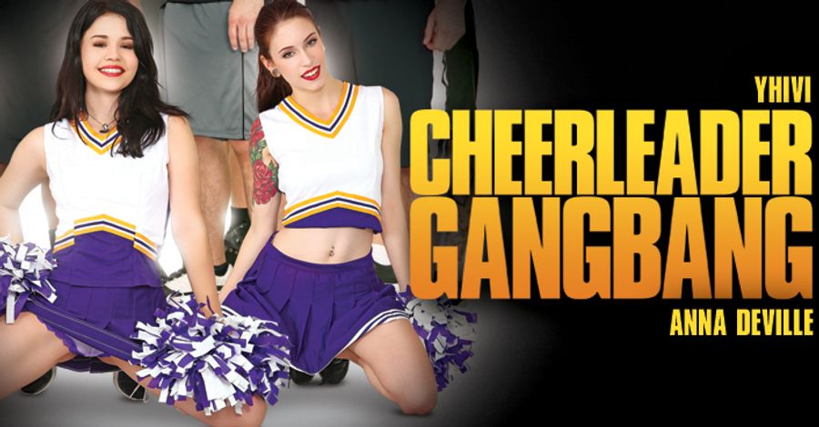Zero Tolerance Goes for All Holes in 'Cheerleader Gangbang'