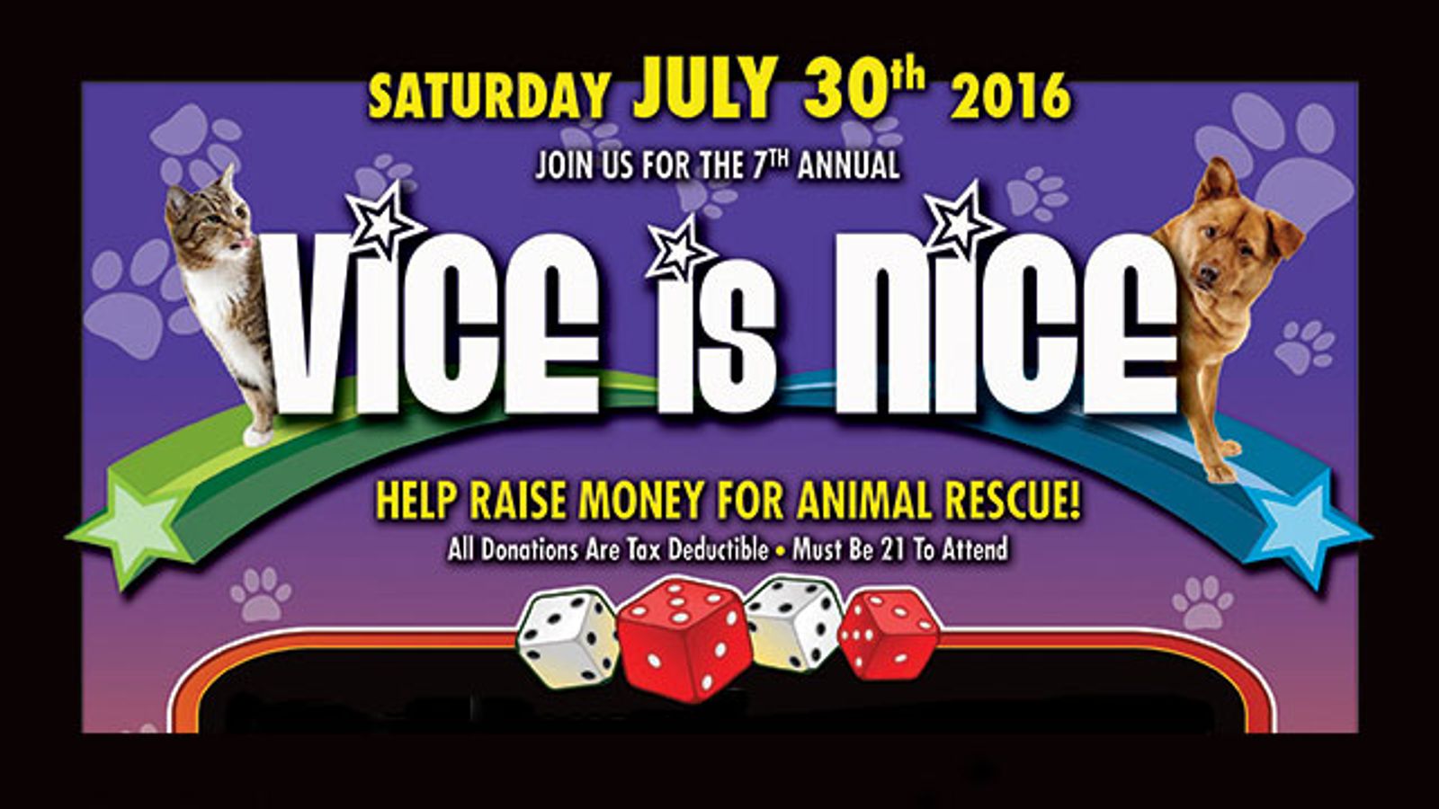 Lucky 7th Vice Is Nice Fundraiser Takes Place July 30