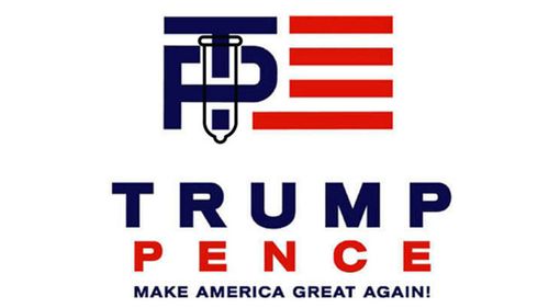 Logo for Trump/Pence Campaign Mocked for Sexual Innuendo