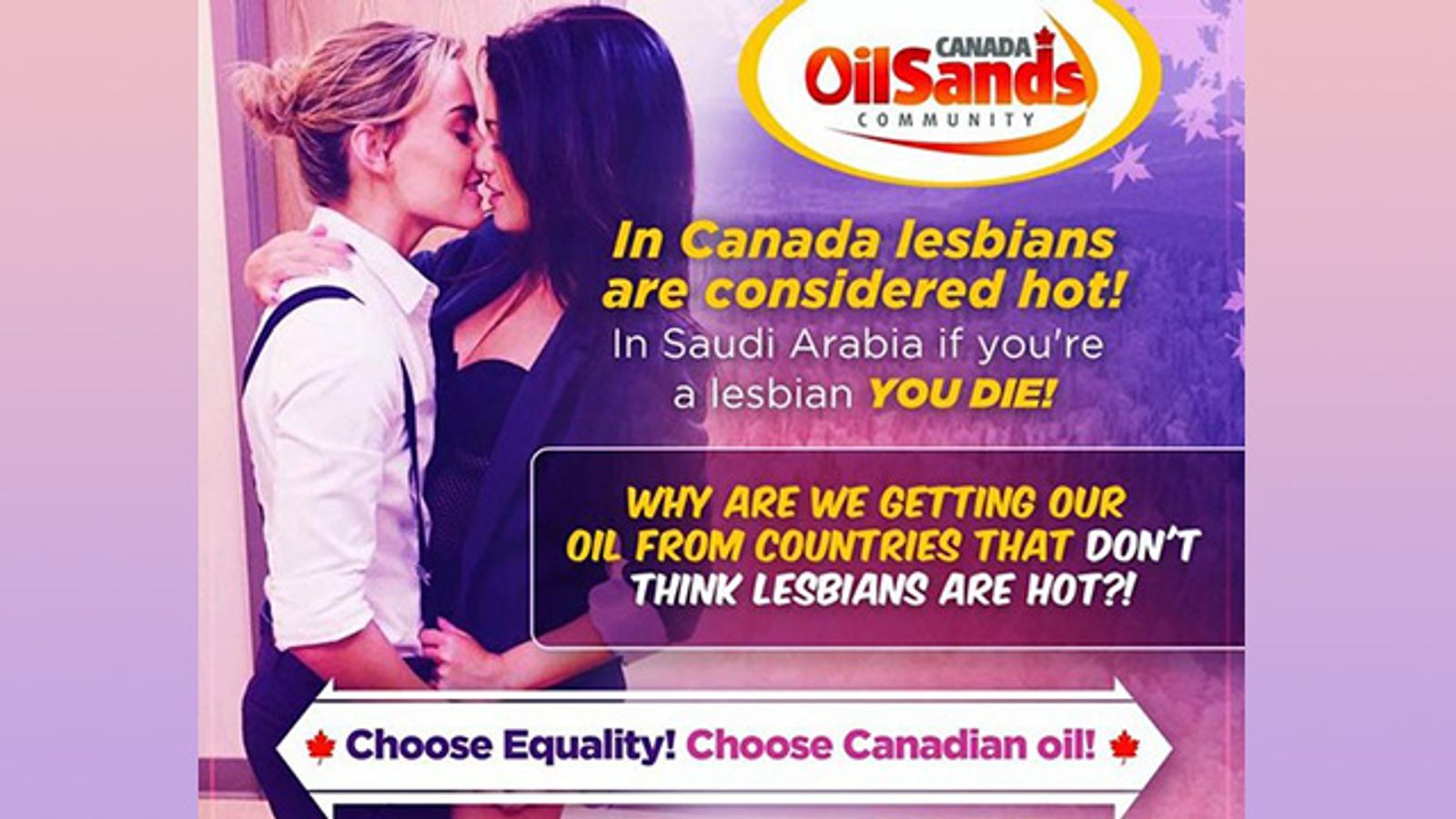 What Do 'Hot Lesbians' and Tar Sands Oil Have In Common?