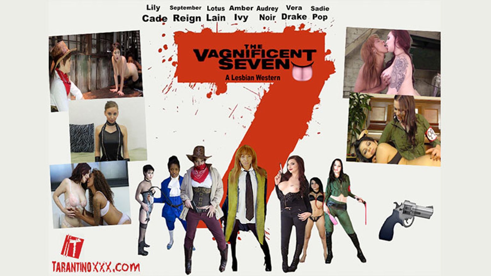 Tarantino XXX Releases Lesbian Western 'The Vagnificent Seven'