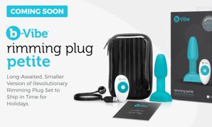 Smaller Version of b-Vibe Rimming Plug Coming This Month