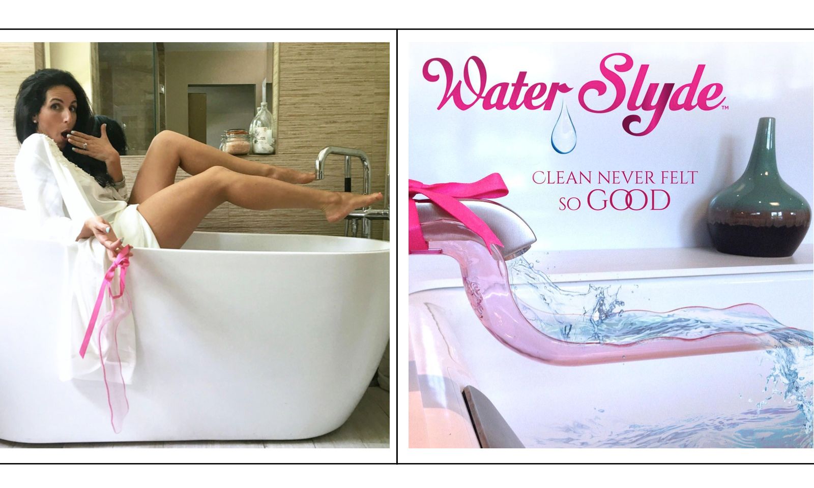 Water Slyde Diverter Makes Bath Time Pleasure More Enjoyable