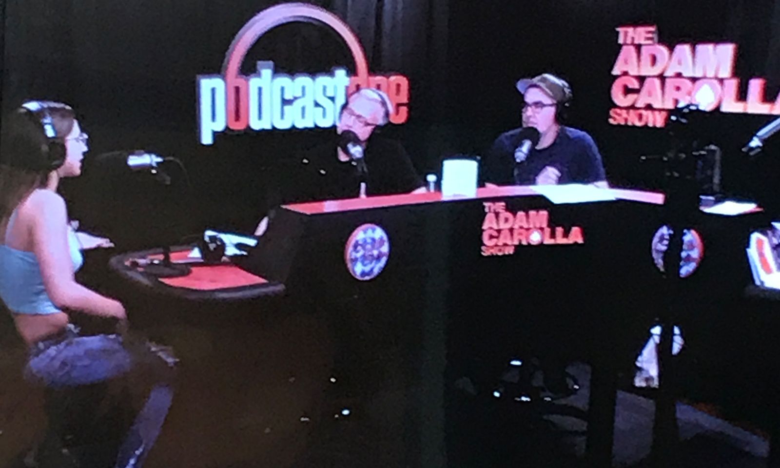 Abella Danger Visits 'Adam & Dr. Drew Show' to Plug Analized.com