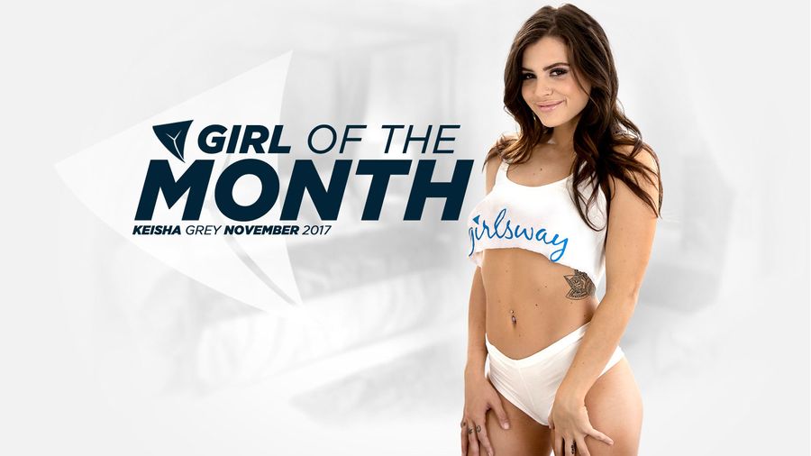 Keisha Grey Is Girlsway Network's November 2017 Girl of the Month