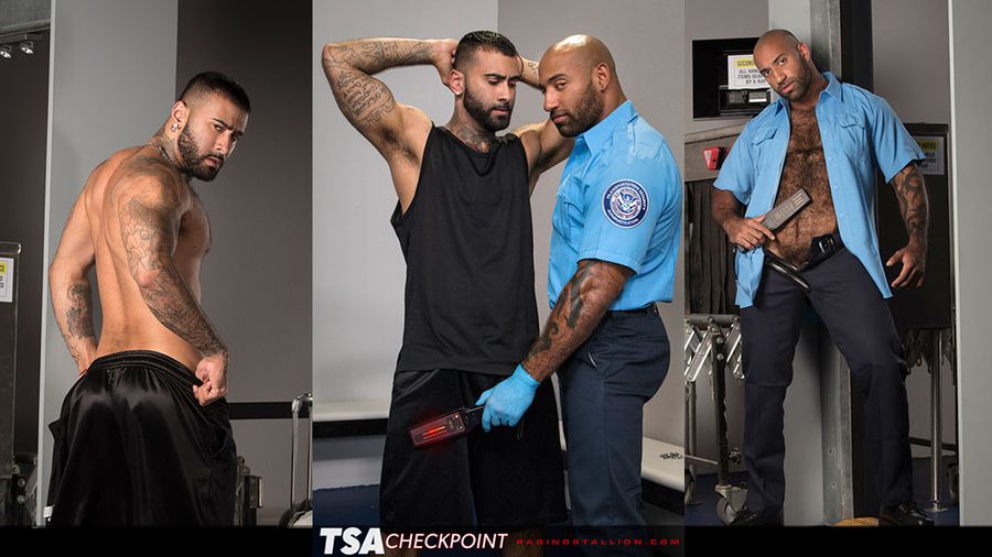'TSA Checkpoint's 1st Scene Is Out From RagingStallion.com