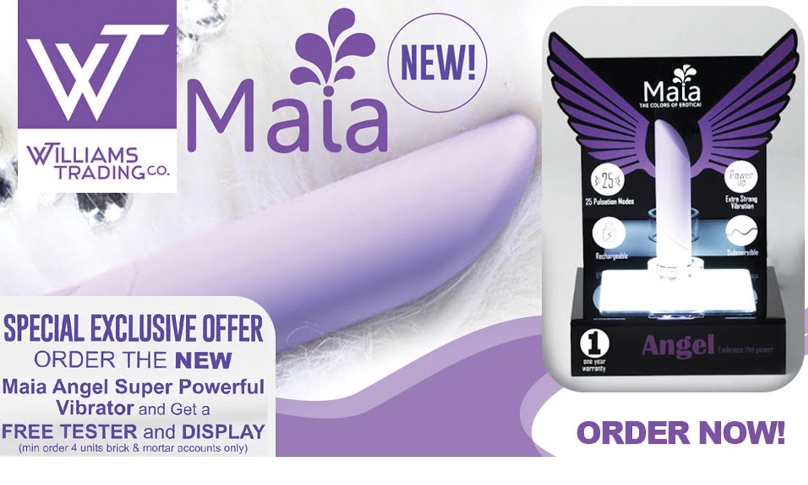 Williams Trading Bows Maia Angel, Retail Display Package