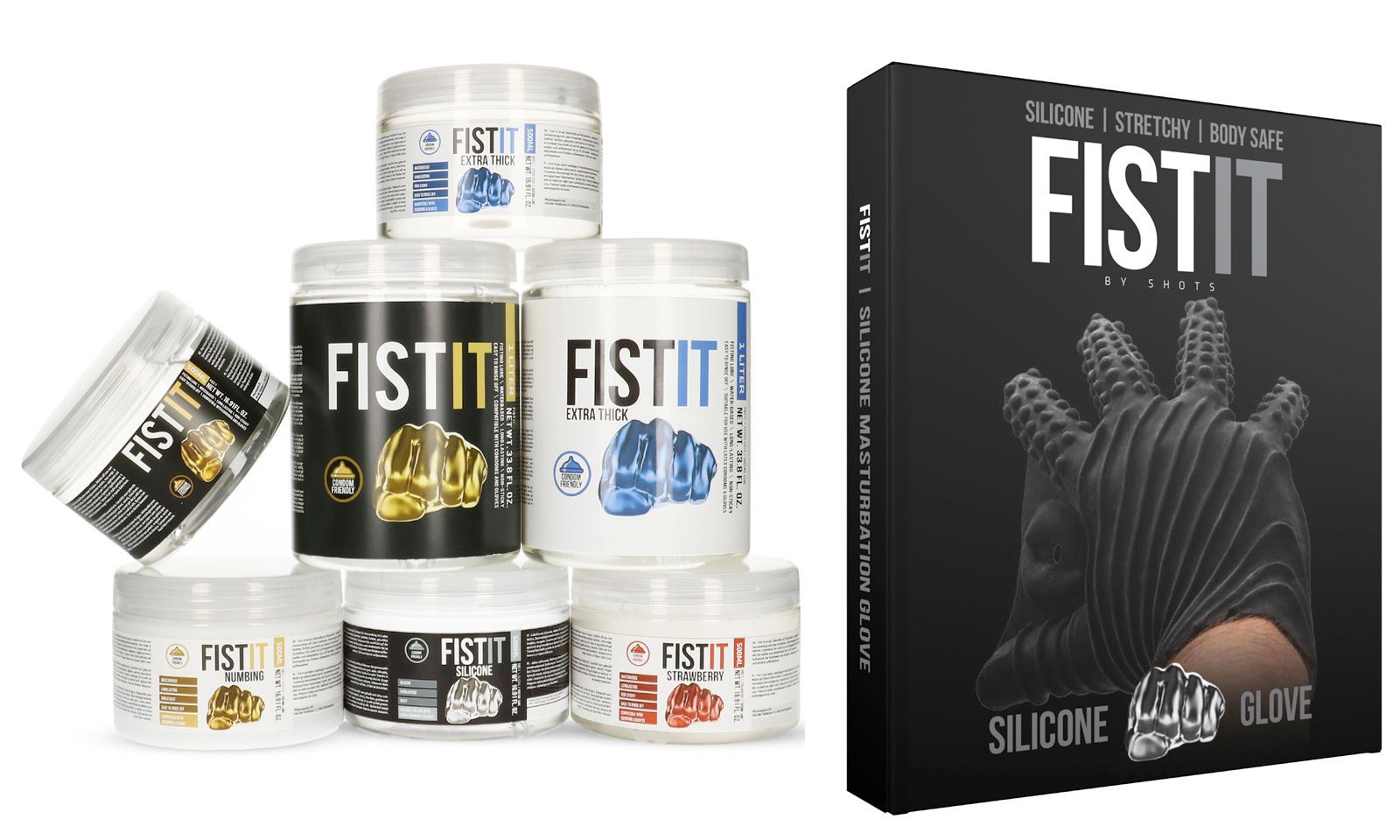 Fist-It Lubes, Toys Available From Shots