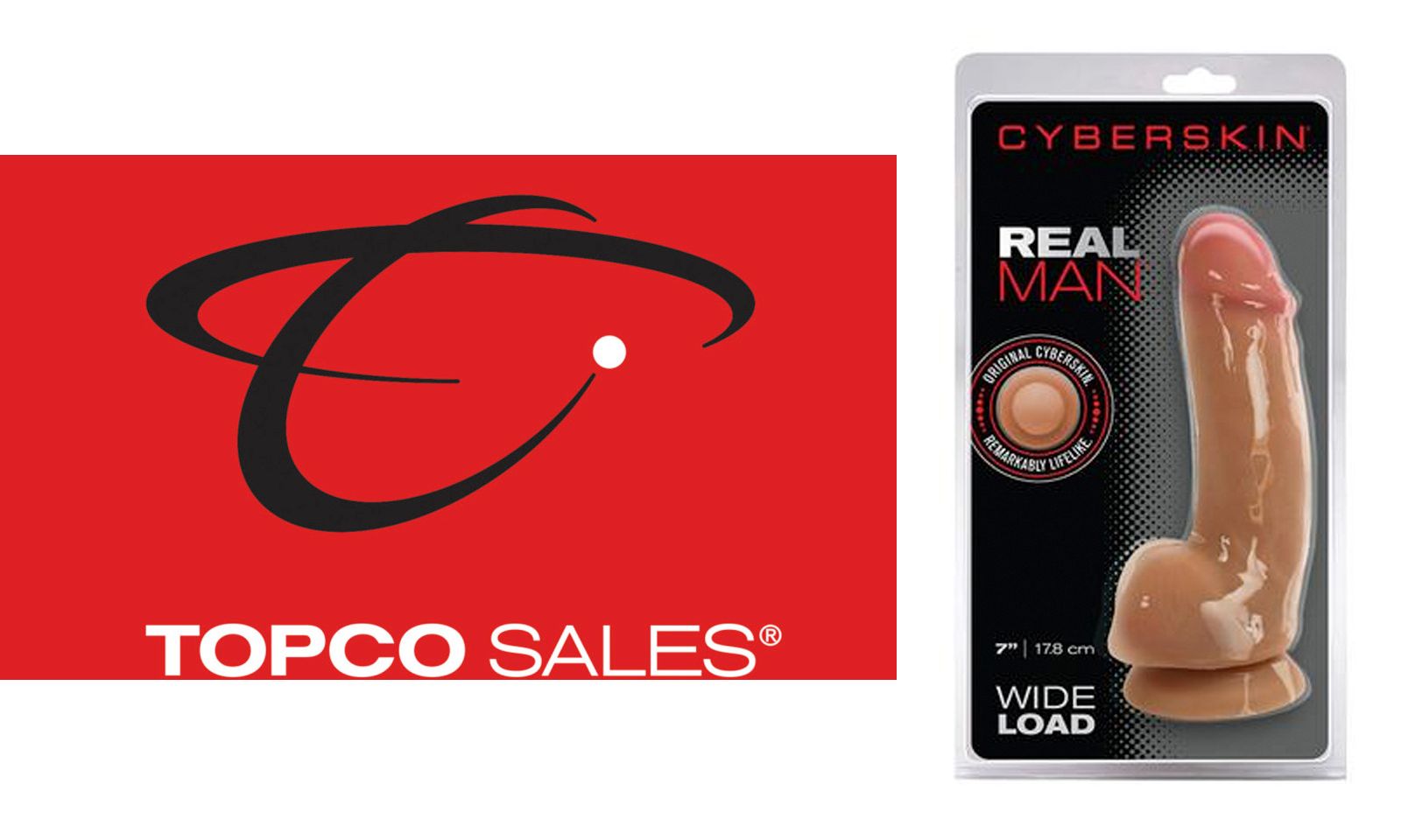 Real Man Dual-Density CyberSkin Dildos Shipping From Topco Sales