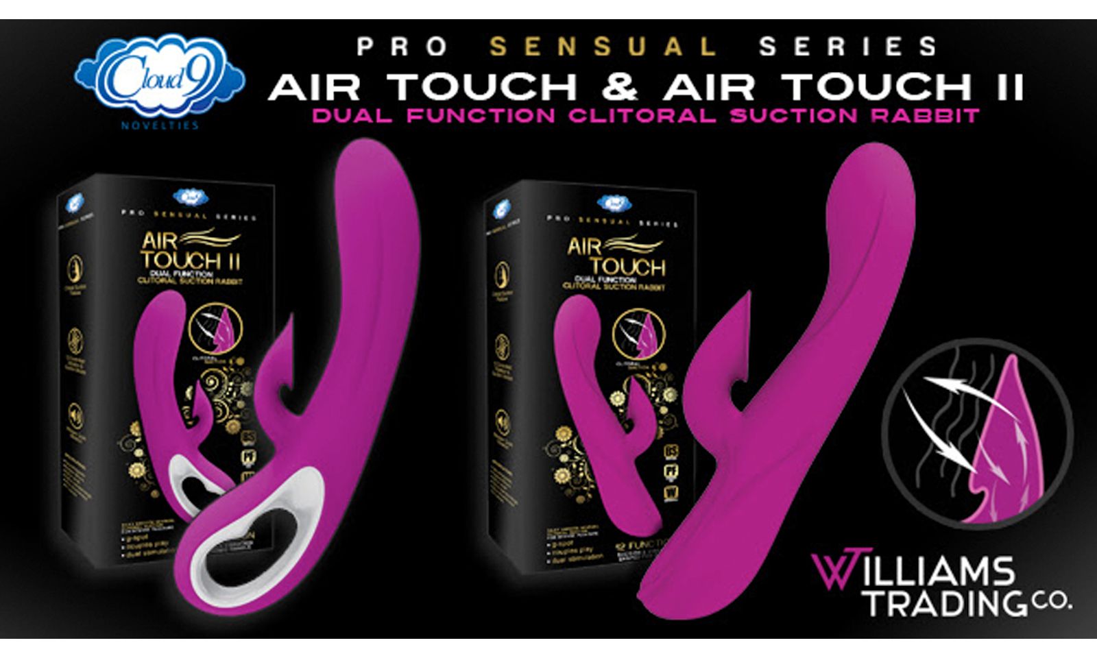 Williams Trading’s Cloud 9 Novelties Debuts Air Touch, Air Touch II