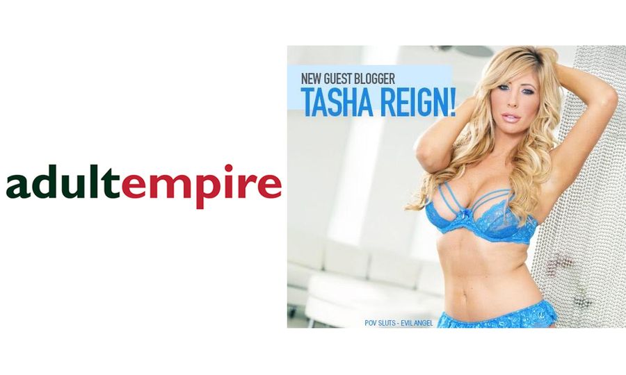 Adult Empire Adds Tasha Reign as Guest Blogger