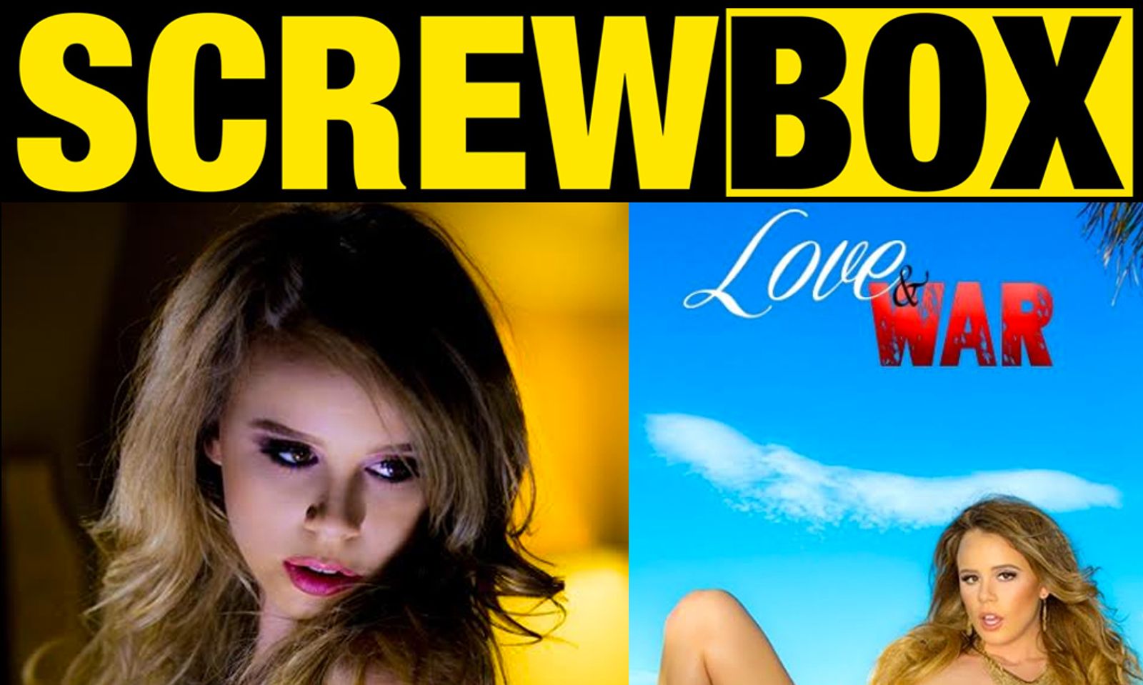 Screwbox.com Features Alexis Adams in 'Love & War'