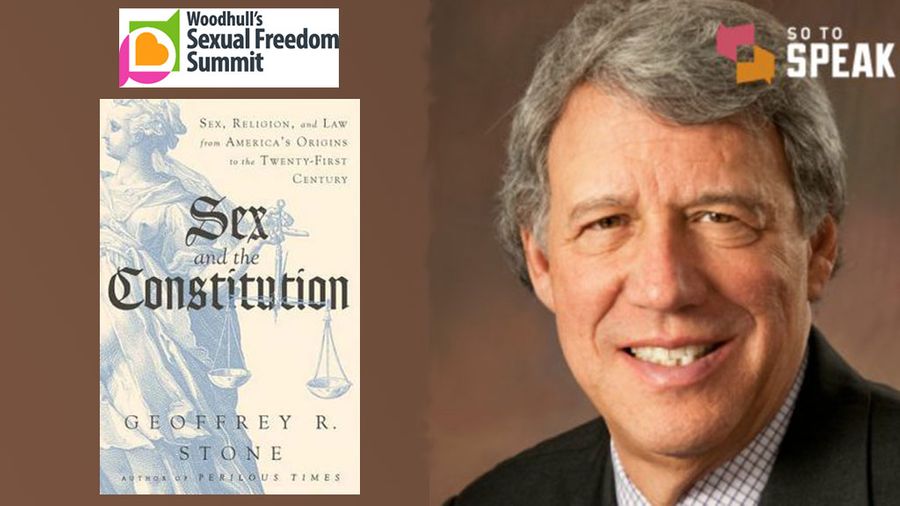 Legal Scholar Geoffrey Stone to Keynote Sexual Freedom Summit
