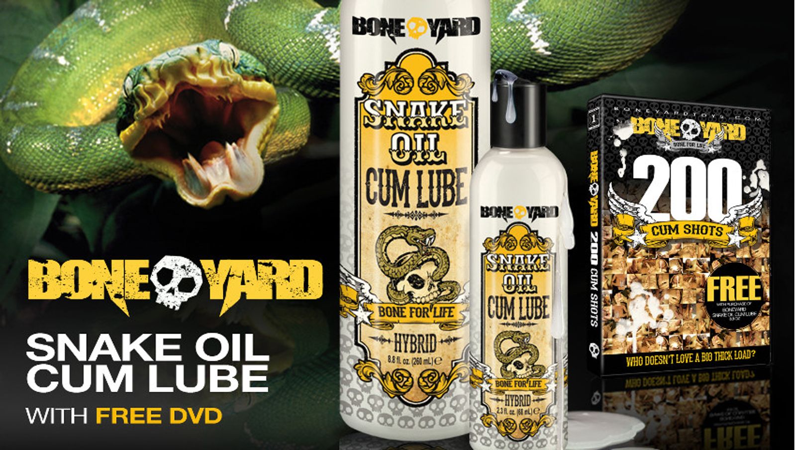 Boneyard Releases Snake Oil Cum Lube